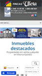 Mobile Screenshot of fincasuleta.com