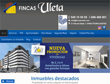 Tablet Screenshot of fincasuleta.com